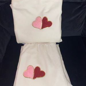 Valentine’s Day Sweatsuit set